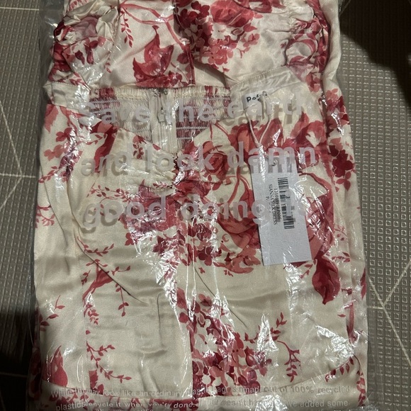 Reformation Sianna Silk DressColor Paris  Size 6 - Picture 1 of 3
